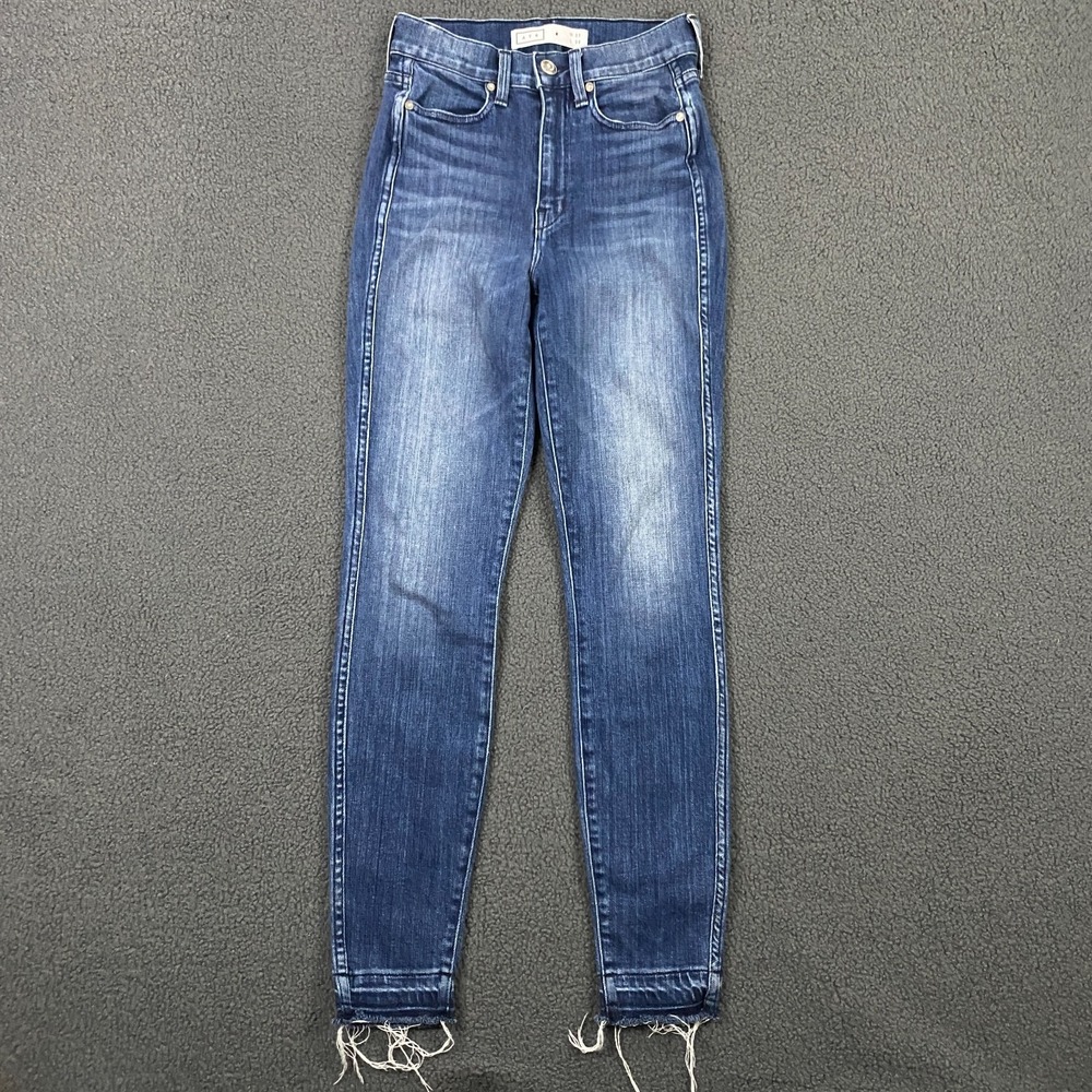 AYR Jeans Womens 27x28 Blue Skinny Stretch Denim‎ High Rise Made in USA
